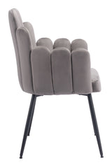 Noosa Gray Dining Chair (Set of 2) by Zuomod at Eve Furniture