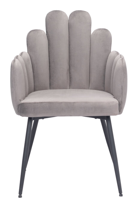 Noosa Gray Dining Chair (Set of 2) by Zuomod at Eve Furniture
