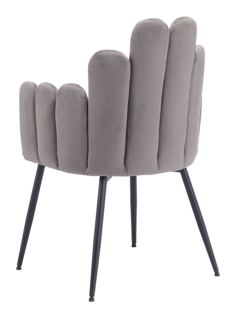 Noosa Gray Dining Chair (Set of 2) by Zuomod at Eve Furniture