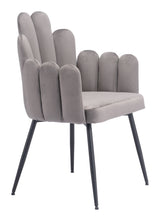 Noosa Gray Dining Chair (Set of 2) by Zuomod at Eve Furniture