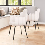 Noosa Ivory Dining Chair (Set of 2) by Zuomod at Eve Furniture