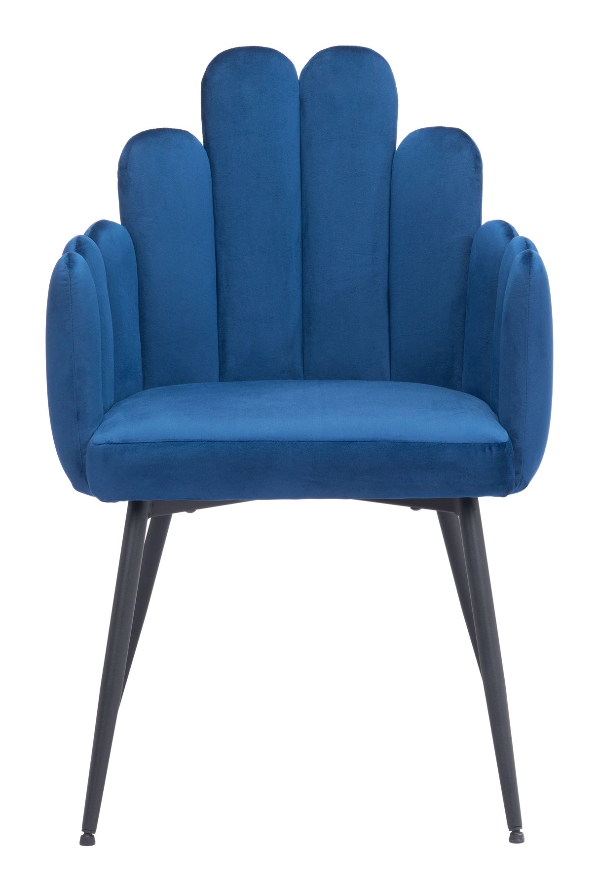 Noosa Navy Blue Dining Chair (Set of 2) by Zuomod at Eve Furniture