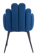 Noosa Navy Blue Dining Chair (Set of 2) by Zuomod at Eve Furniture