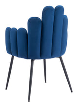 Noosa Navy Blue Dining Chair (Set of 2) by Zuomod at Eve Furniture