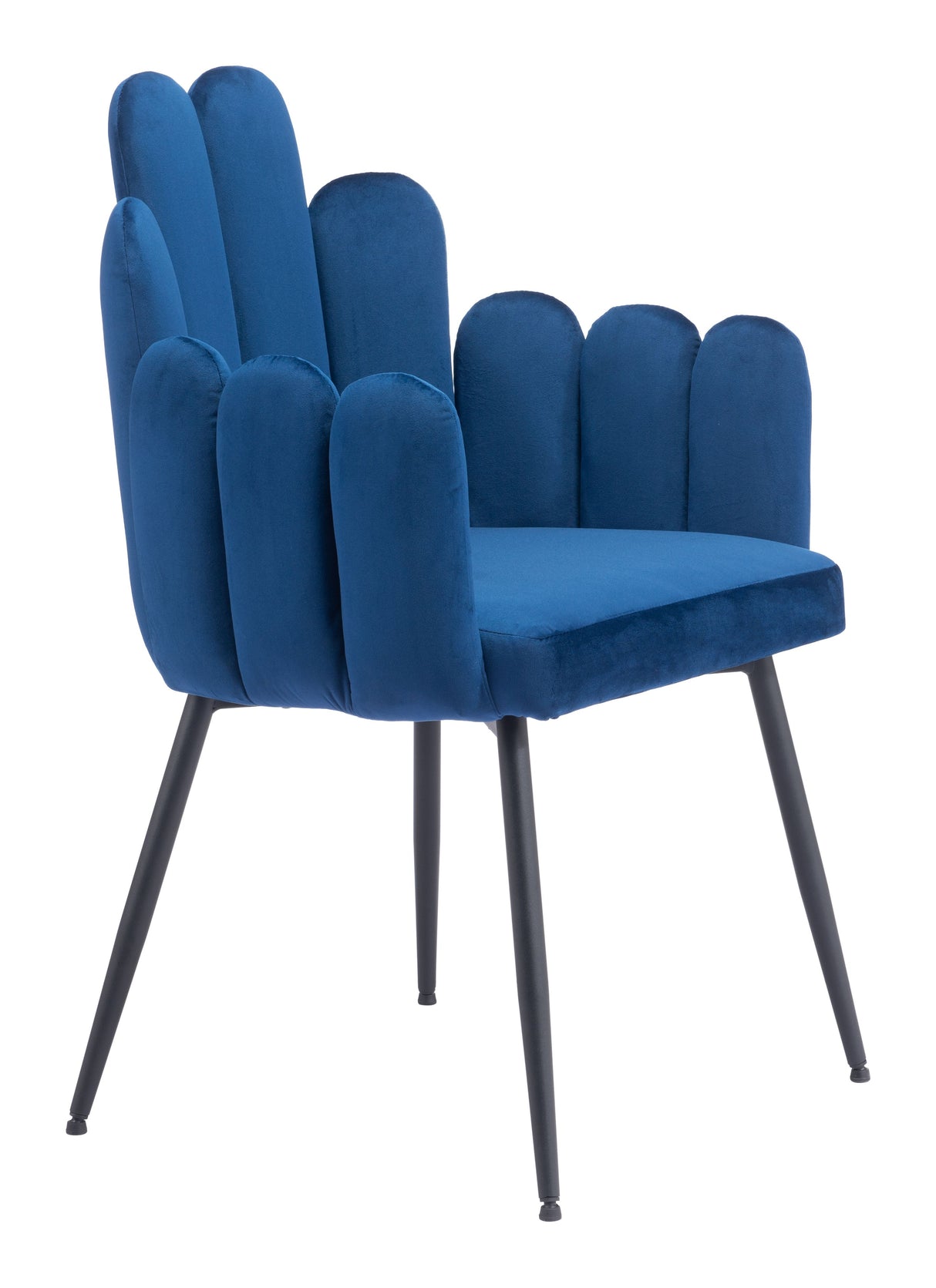 Noosa Navy Blue Dining Chair (Set of 2) by Zuomod at Eve Furniture