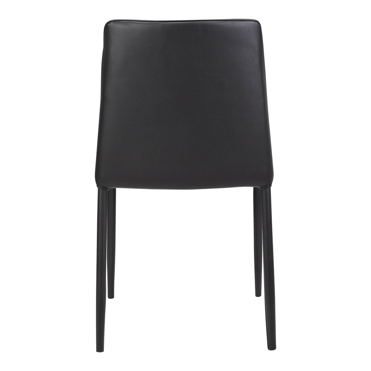 Nora Black Vegan Leather Dining Chair (Set of 2) by MOES at Eve Furniture