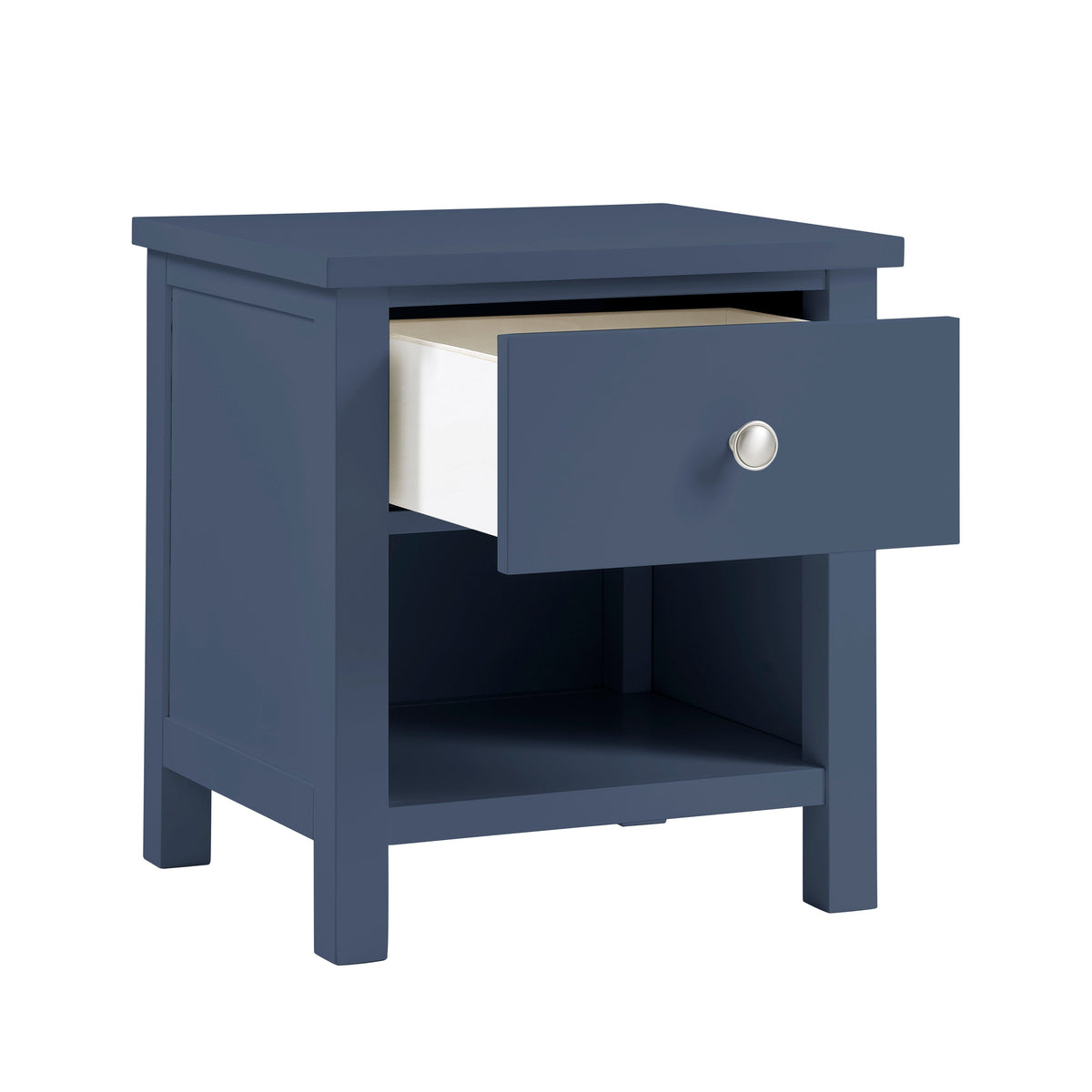 Nora Blue 1-Drawer Nightstand by Homelegance at Eve Furniture