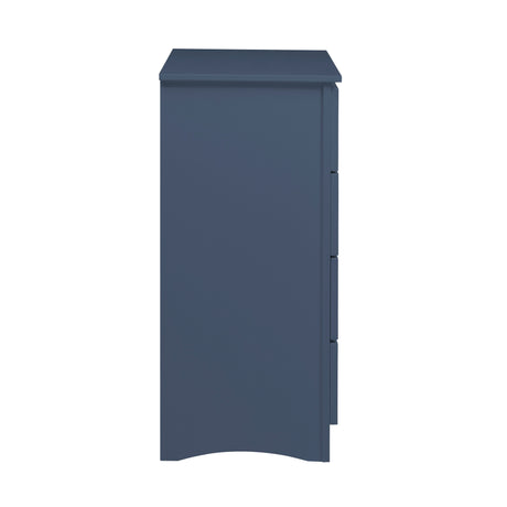 Nora Blue 5-Drawer Chest by Homelegance at Eve Furniture