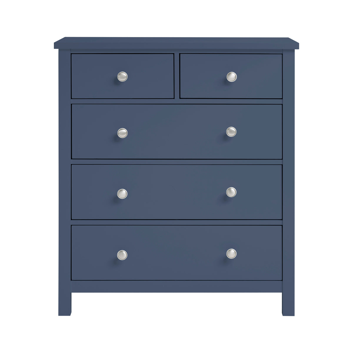 Nora Blue 5-Drawer Chest by Homelegance at Eve Furniture