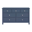 Nora Blue 7-Drawer Dresser by Homelegance at Eve Furniture