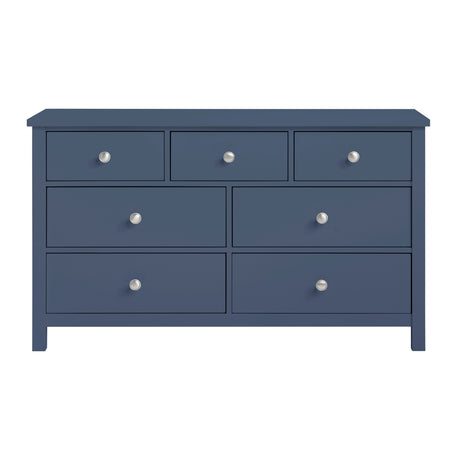 Nora Blue 7-Drawer Dresser by Homelegance at Eve Furniture