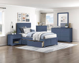 Nora Blue Dresser by Homelegance at Eve Furniture