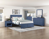 Nora Blue Dresser by Homelegance at Eve Furniture