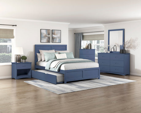 Nora Blue Dresser by Homelegance at Eve Furniture
