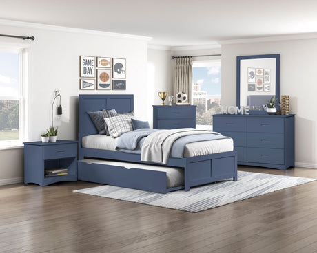 Nora Blue Dresser by Homelegance at Eve Furniture