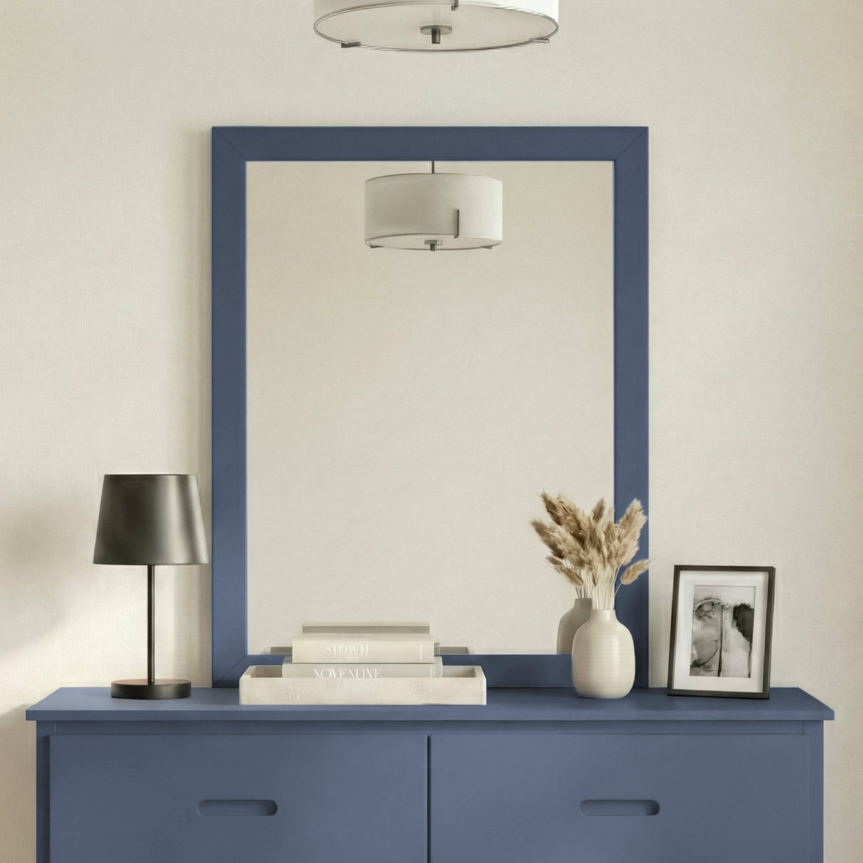 Nora Blue Dresser Mirror (Mirror Only) by Homelegance at Eve Furniture