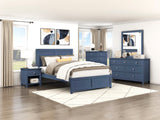 Nora Blue Dresser Mirror (Mirror Only) by Homelegance at Eve Furniture
