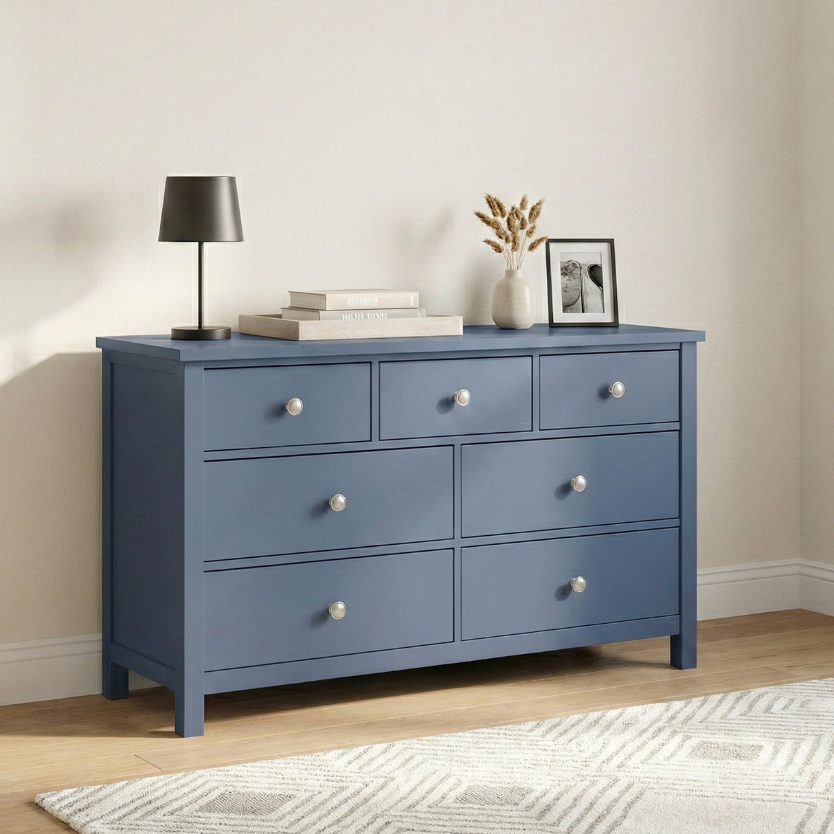 Nora Blue Dresser Mirror (Mirror Only) by Homelegance at Eve Furniture