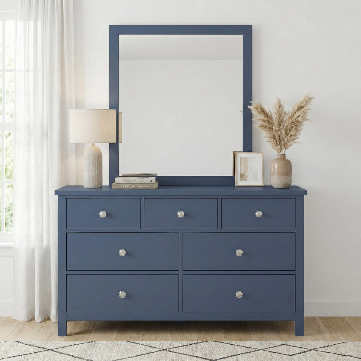 Nora Blue Dresser Mirror (Mirror Only) – Eve Furniture