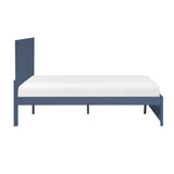 Nora Blue Full Platform Bed by Homelegance at Eve Furniture