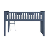 Nora Blue Low Loft Bunk Bed by Homelegance at Eve Furniture