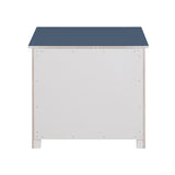Nora Blue Nightstand by Homelegance at Eve Furniture
