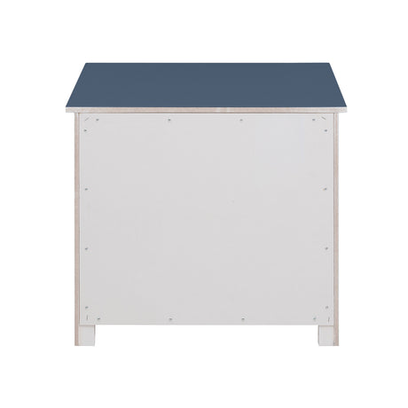 Nora Blue Nightstand by Homelegance at Eve Furniture