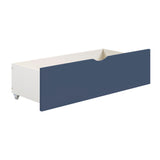 Nora Blue Twin Bookcase Corner Platform Bed by Homelegance at Eve Furniture