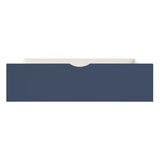 Nora Blue Twin Bookcase Platform Bed by Homelegance at Eve Furniture