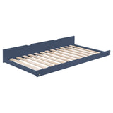 Nora Blue Twin Platform Bed by Homelegance at Eve Furniture