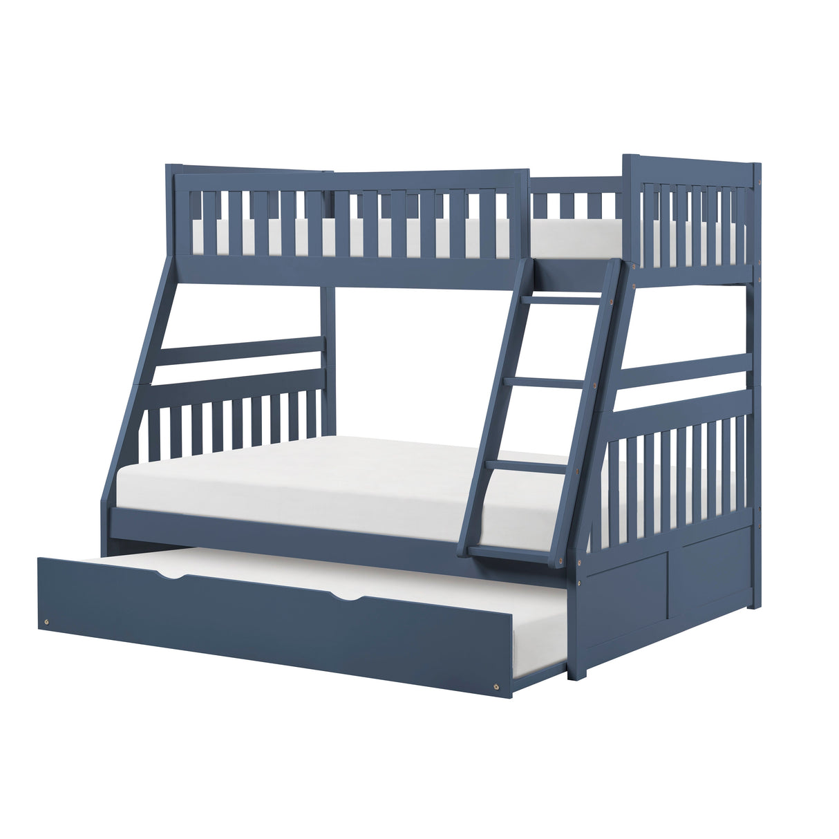 Nora Blue Twin Platform Bed by Homelegance at Eve Furniture