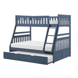 Nora Blue Twin Platform Bed by Homelegance at Eve Furniture