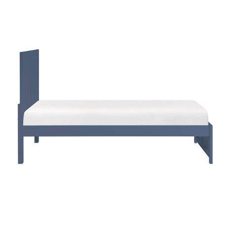 Nora Blue Twin Platform Bed by Homelegance at Eve Furniture