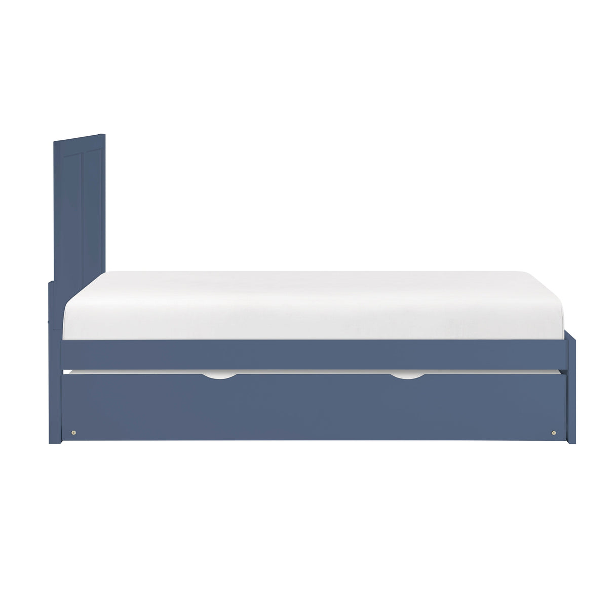 Nora Blue Twin Platform Bed by Homelegance at Eve Furniture