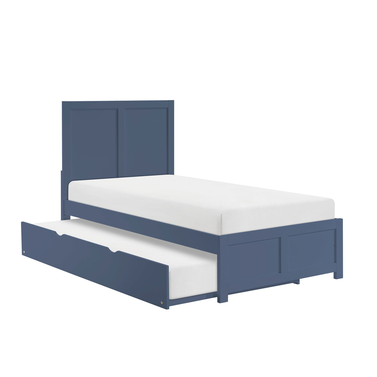 Nora Blue Twin Platform Bed by Homelegance at Eve Furniture