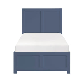 Nora Blue Twin Platform Bed by Homelegance at Eve Furniture
