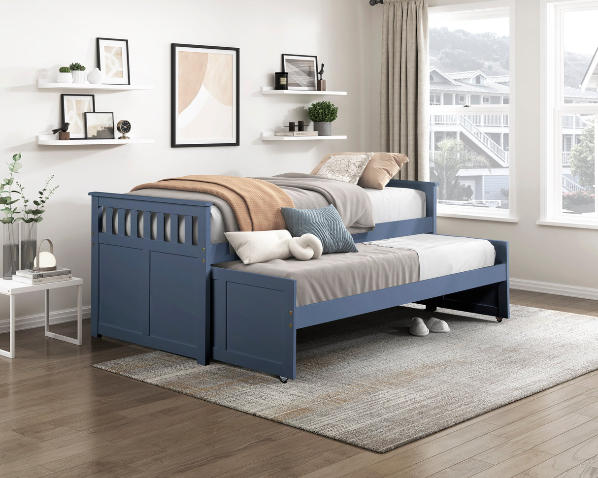 Nora Blue Twin/Twin Bed