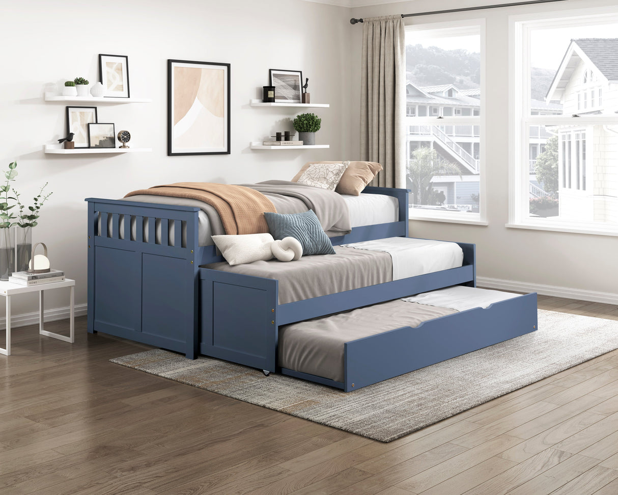 Nora Blue Twin/Twin Bed