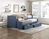 Nora Blue Twin/Twin Bed