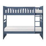 Nora Blue Twin/Twin Bunk Bed by Homelegance at Eve Furniture