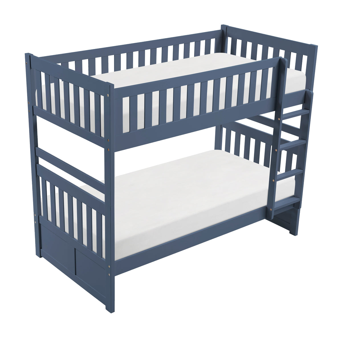 Nora Blue Twin/Twin Bunk Bed by Homelegance at Eve Furniture