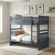 Nora Blue Twin/Twin Bunk Bed by Homelegance at Eve Furniture
