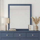 Nora Blue Wide Mirror by Homelegance at Eve Furniture