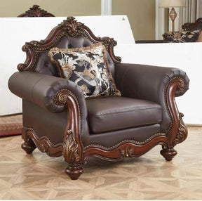 Nora Cherry Living Room Chair by Cosmos Furniture at Eve Furniture