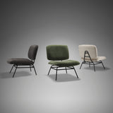Nora Forest Green Fabric w/ Matte Black Metal Legs Accent Chair by Mercana at Eve Furniture