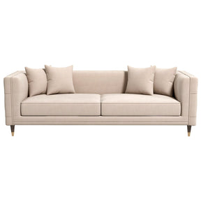 Nora Light Cream Velvet Sofa by Ashcroft Furniture at Eve Furniture