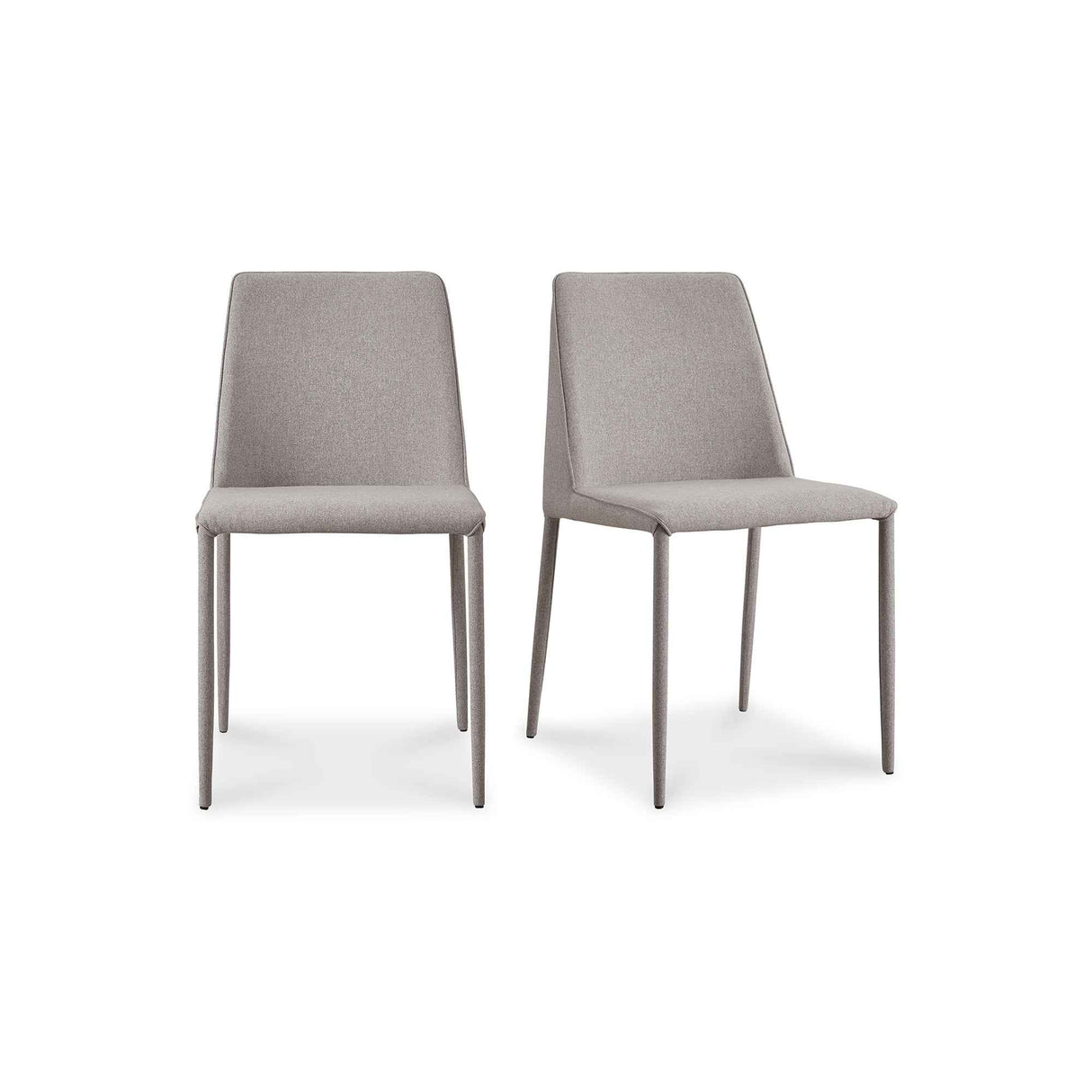 Nora Light Grey Dining Chair (Set of 2)