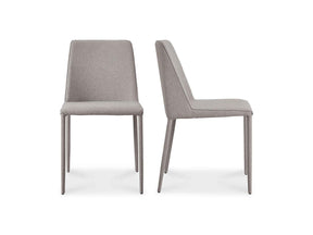 Nora Light Grey Dining Chair (Set of 2)