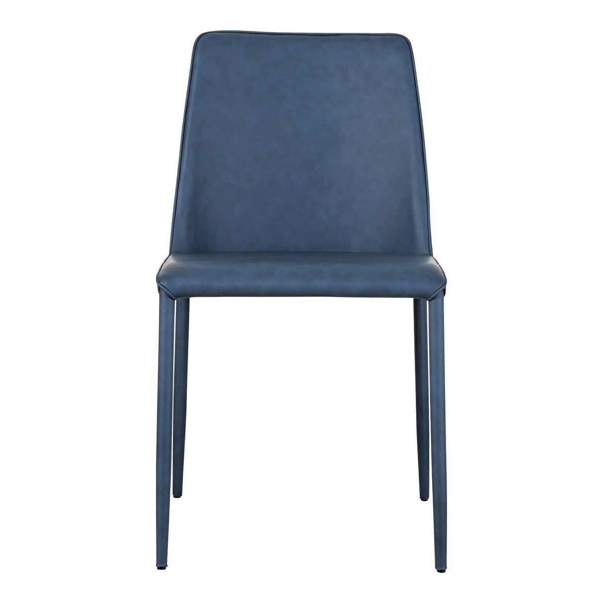 Nora Ocean Cavern Grey Vegan Leather Dining Chair (Set of 2) by MOES at Eve Furniture
