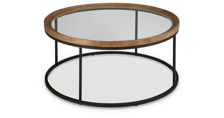 Noraluna Medium Brown Coffee Table by Ashley at Eve Furniture